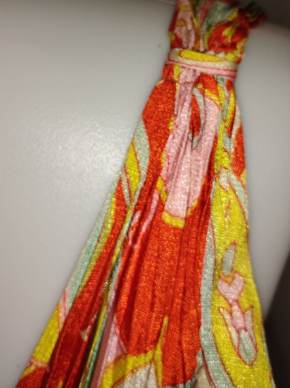 UPCYCLED VINTAGE BEADED PSYCHEDELIC DRESS - Picture 9 of 14